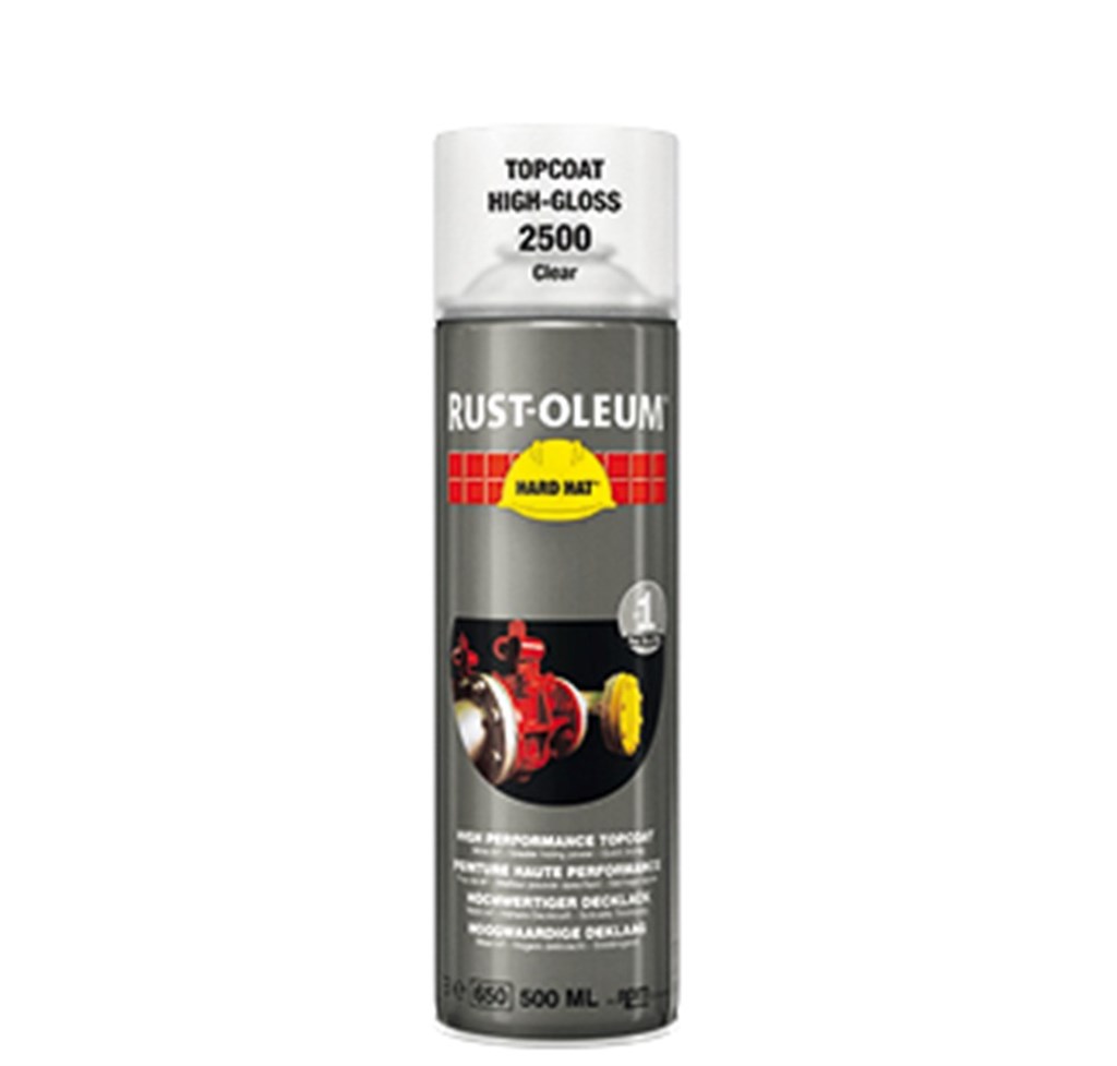2500 Rust-Oleum Hard Hat deklaag transparant Spuitbus 500ml