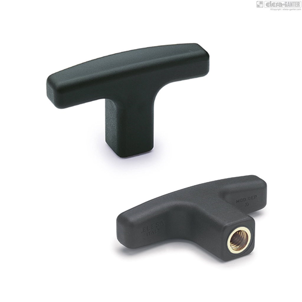 L.652/80 B-M8-C9 Elesa T-handgreep