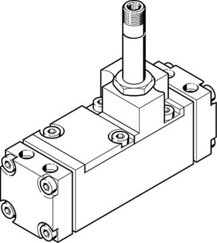 CM-5/2-1/4-FH Festo 6154 Magneetventiel