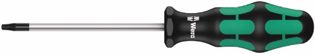 Wera 367 BO TORX®-schroevendraaier met Boring TX 20X100 MM