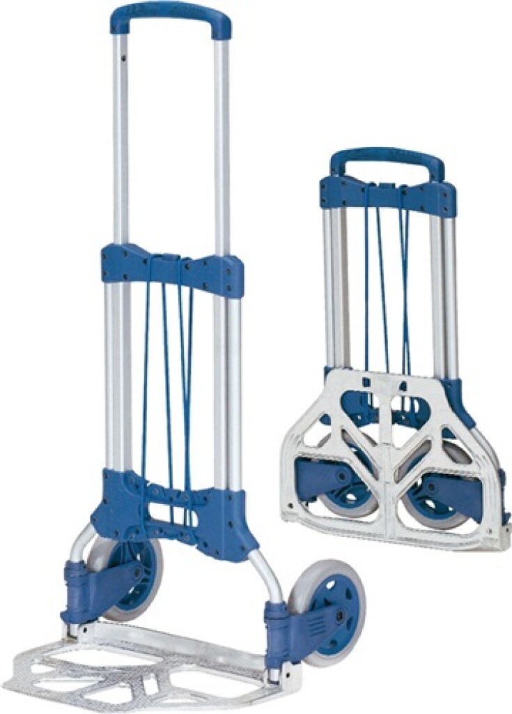 FETRA Steekwagen  hoogte 1090 mm schep-L.320xB480 mm opklapbaar stalen buis aluminium draagvermogen 125 kg