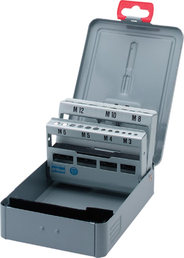 Machinetap cassette 29.240 DIN371 M3-10 + 376 M12 leeg
