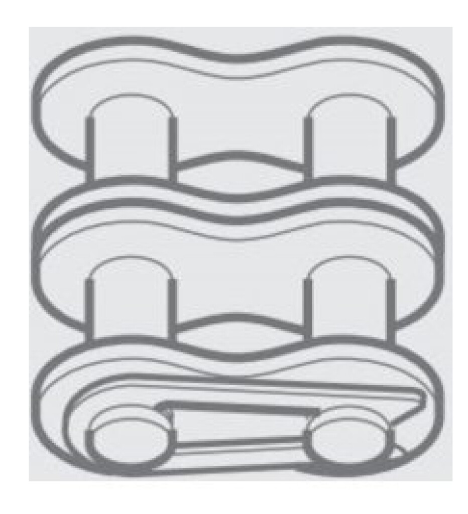 20B-2RN S CL26 (20B2) RENOLD SYNERGY Sluitschakel met veerclip 1.1/4"
