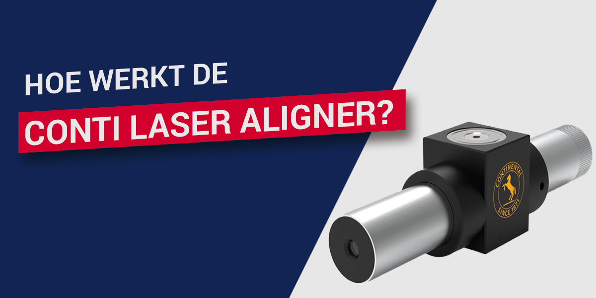 Hoe werkt de Conti laser aligner?