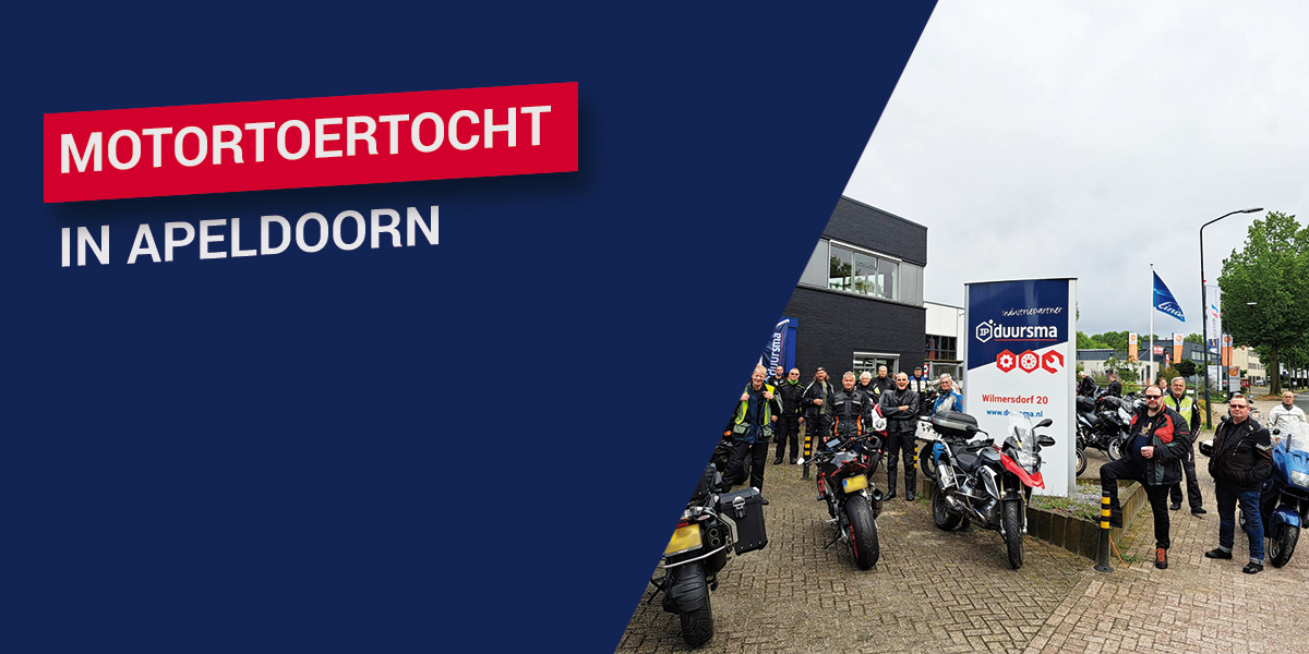 Gezellige motortoertocht in Apeldoorn