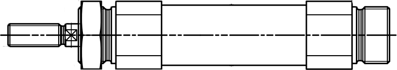 DSNU-S met montageschroefdraad