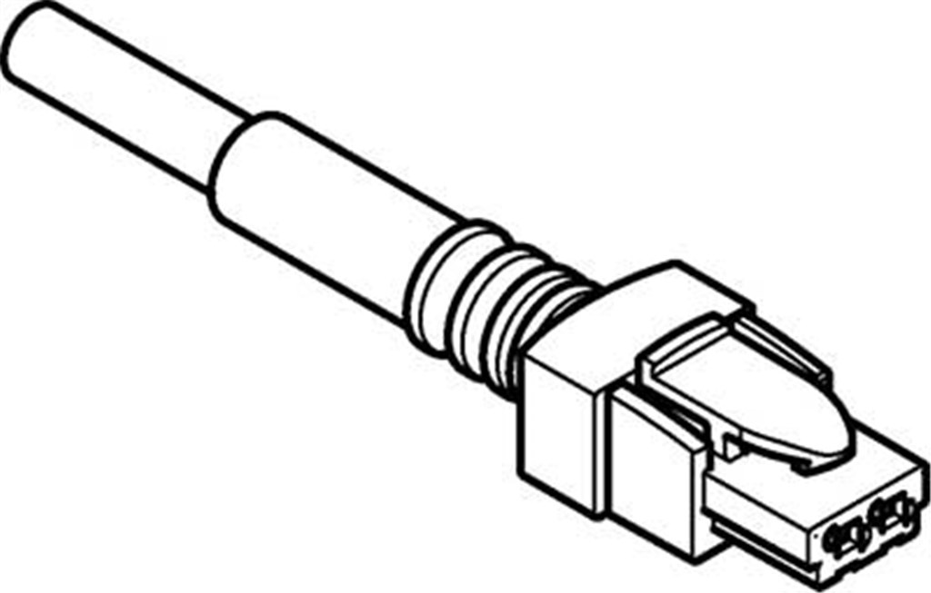NEBV-HSG2-P-5-N-LE2 FESTO 566669 Connector met kabel
