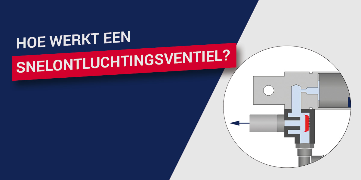 Hoe werkt een snelontluchtingsventiel?