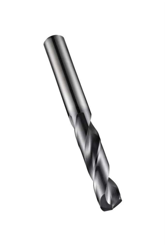 R45715/32 Dormer DIN6537K Force X VHM Extra korte spiraalboor 15/32" TiAlN gecoat 3xD met cilindrische schacht en koelkanalen