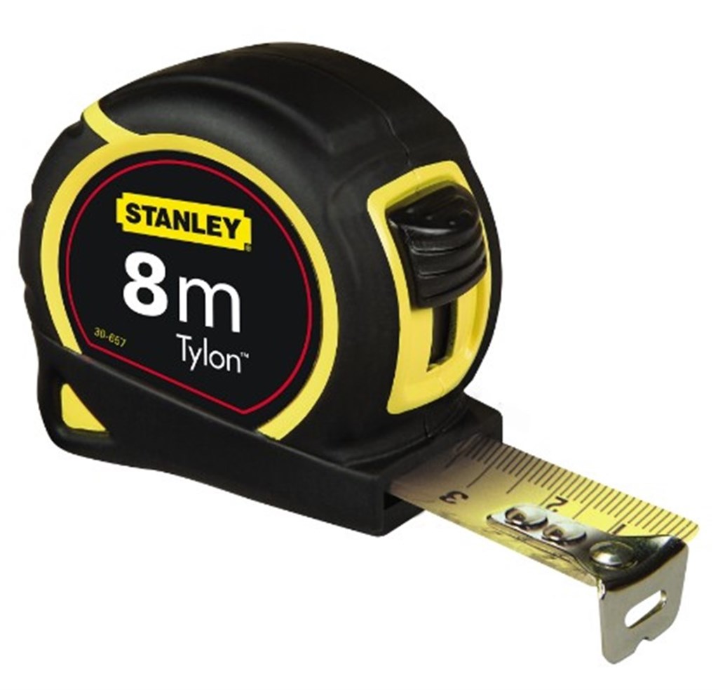 0-30-657 Stanley Rolbandmaat Tylon 8m - 25mm