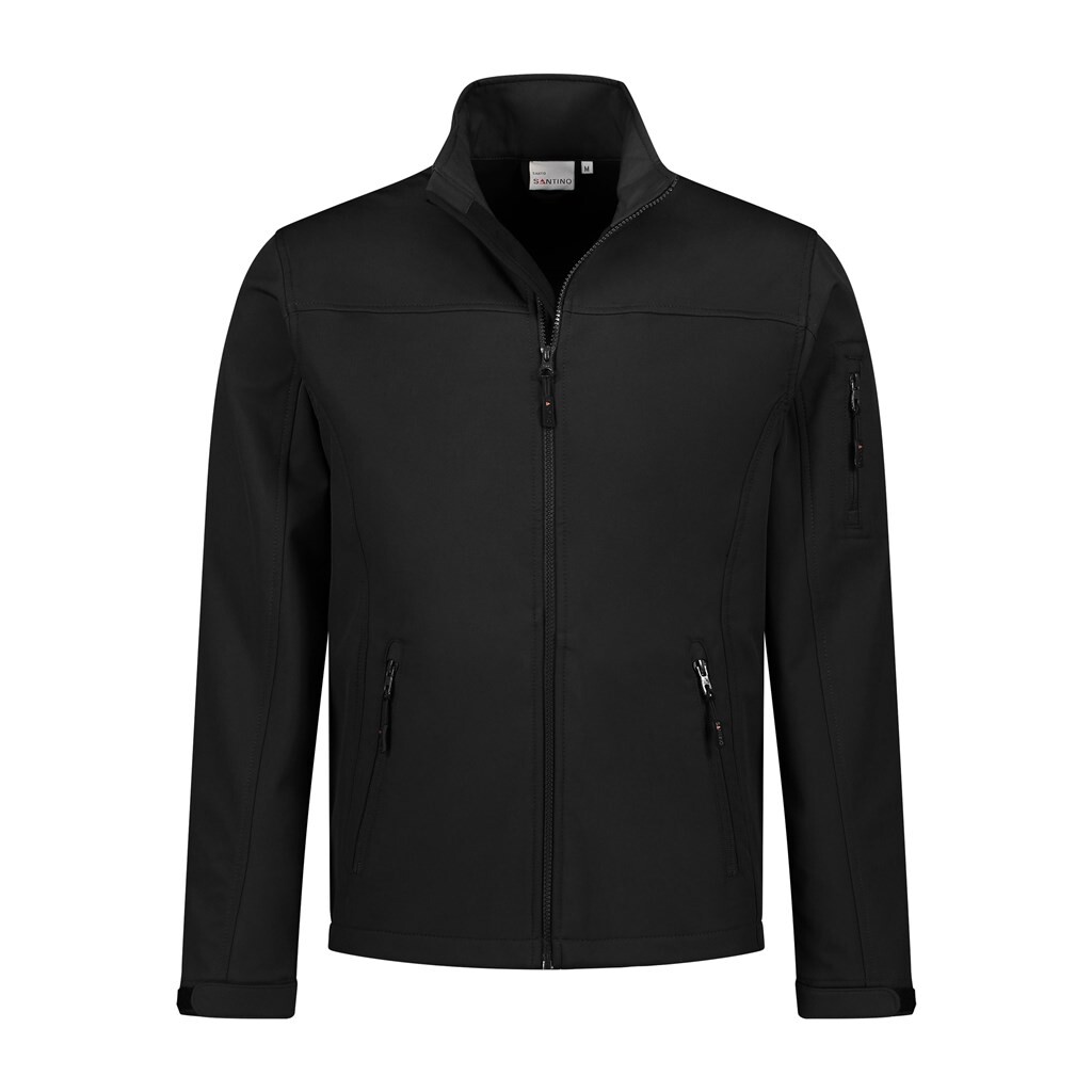 Santo 5XL SANTINO Basic Line Softshell Jacket Black mt.5XL (Unisex, Stretch Modern Fit)