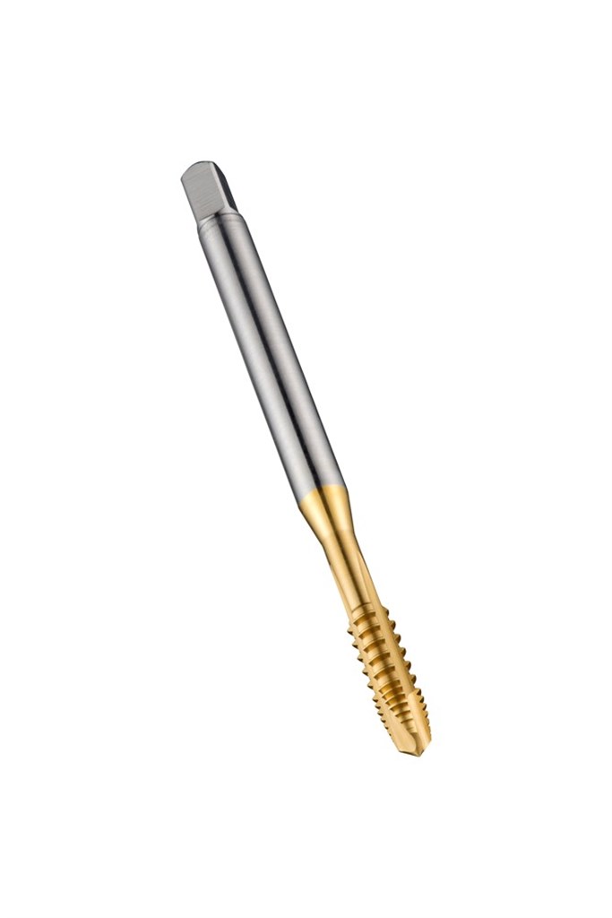 E422M5 Dormer DIN371 HSS-E PM Machinetap M5 6H met schilaansnijding, geschrankte tanden TiAlN gecoat 3xD voor doorlopende gaten