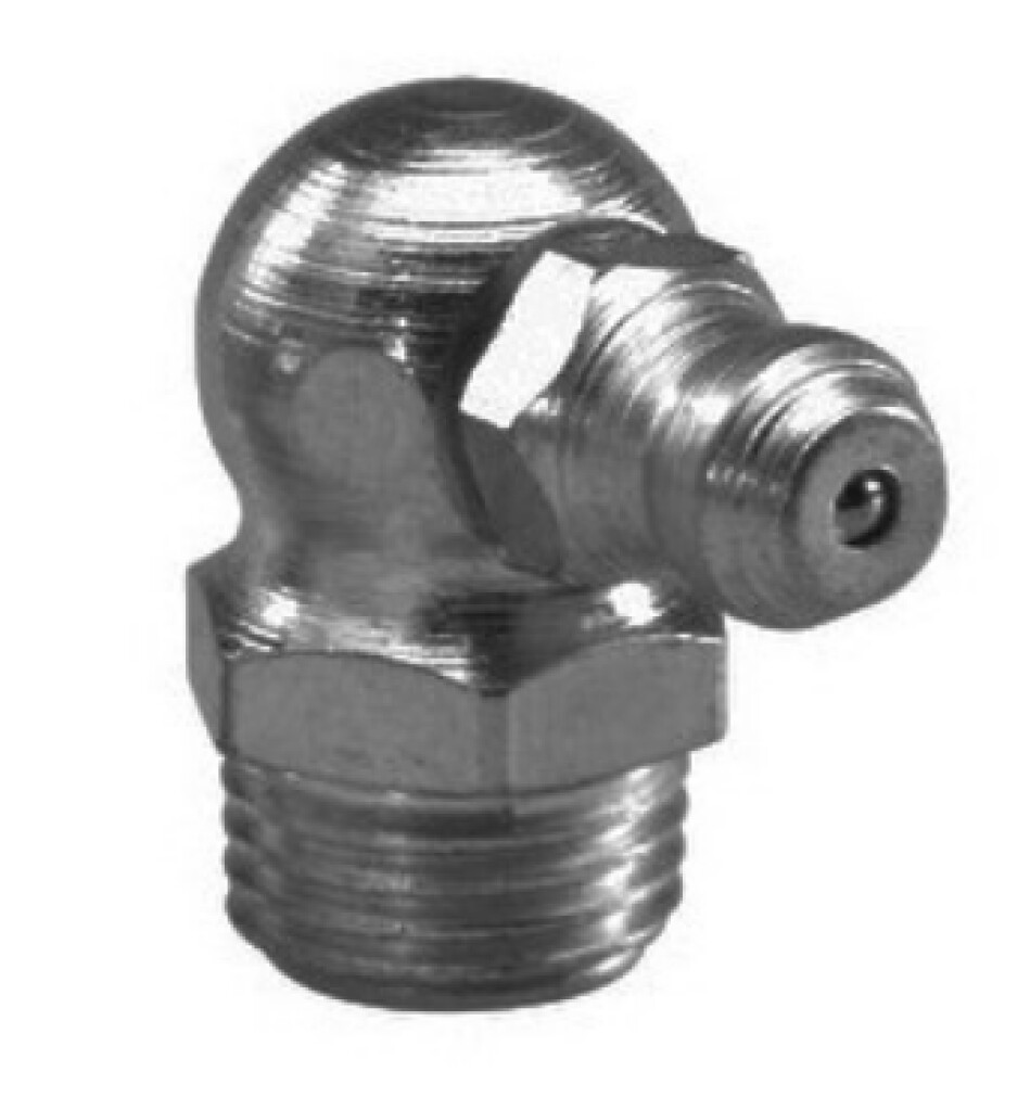 H90-1/4"GAS-RVS Umeta H90 Smeernippel 1/4"gas RVS A2