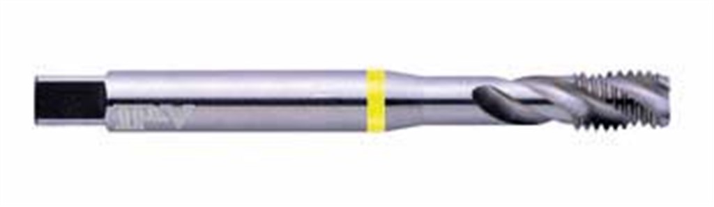 IPT331.0607 IP-V HSS-Co Machinetap MF6x0,75 lengte: 80/14mm DIN374 Geelring rechts blind blank 35gr. spiraal