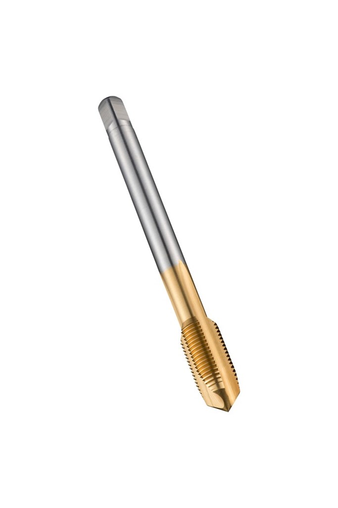 EP10TINM10X1.0 Dormer DIN374 HSS-E PM Machinetap M10x1 6H met schilaansnijding 2,5xD TiN gecoat voor doorlopende gaten
