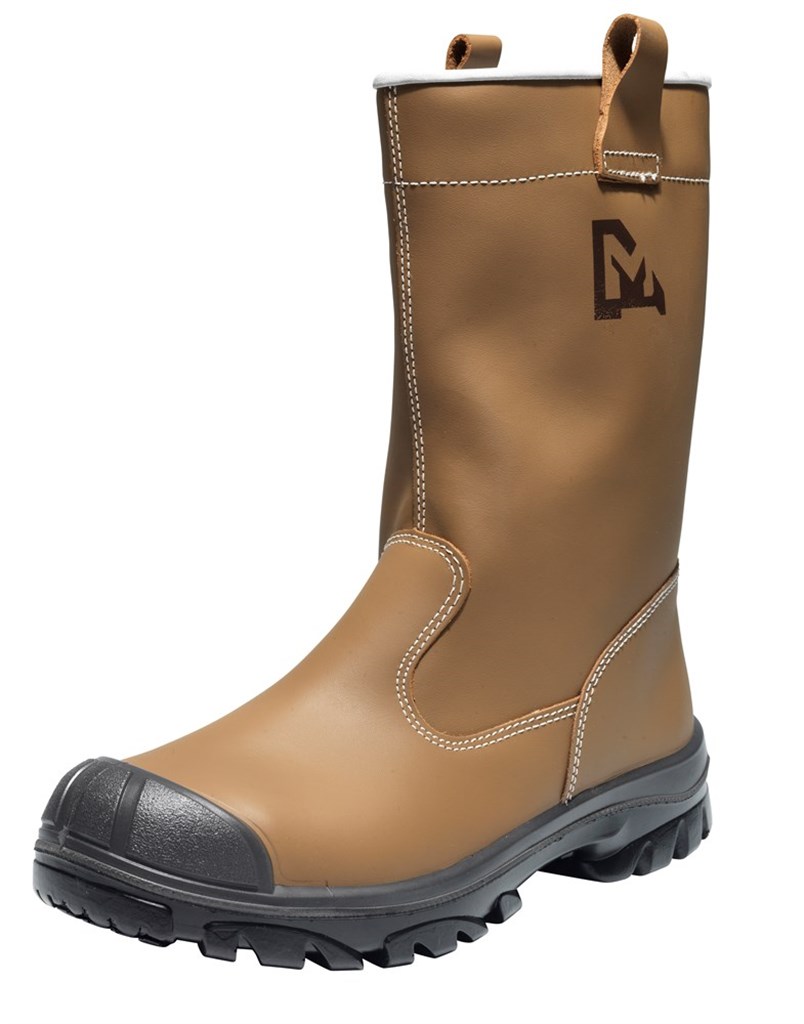 Merula mt.39D Emma S3 PU/PU Veiligheidslaars gevoerd bruin
