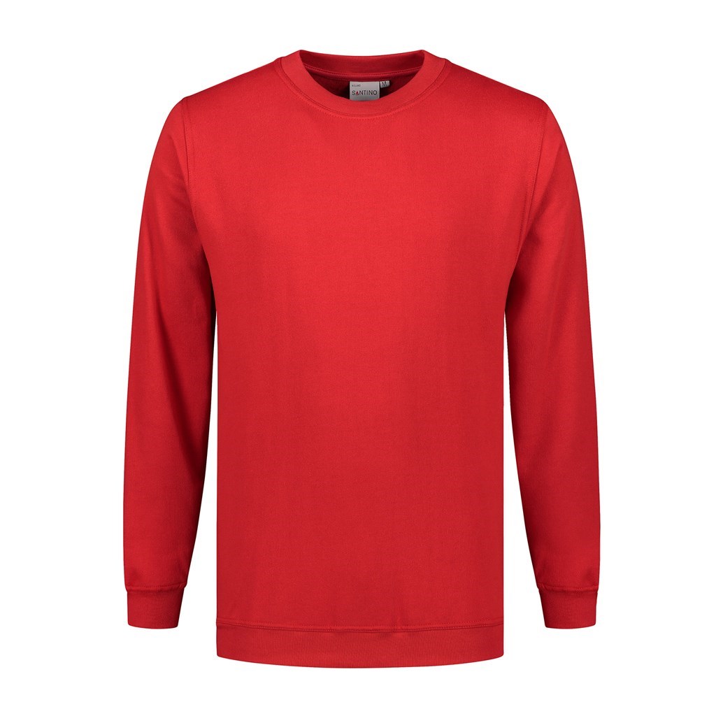 Roland M SANTINO Basic Line Sweater Red mt.M (Unisex, Regular Fit)