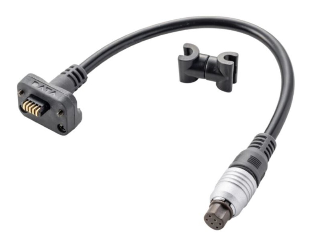 02AZD790E Mitutoyo U-Wave Kabel E 6 pins rond kabel zonder voetschakelaaraansluiting, met dataknop (zenderzijde)