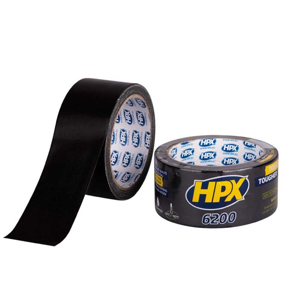 CB5010 HPX Repair tape 6200 Pantsertape zwart 48mmx10m