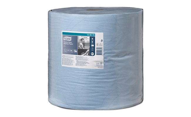 Papierrollen en poetsdoeken