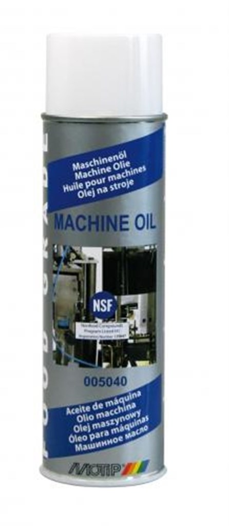 MoTip 005040 Food grade Machine-oil, spuitbus 500 ml