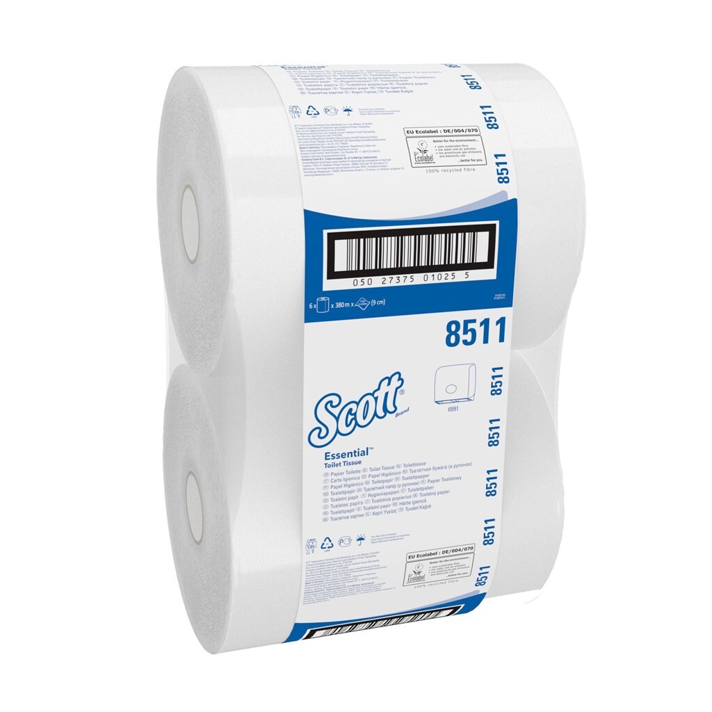 
SCOTT® PERFORMANCE Toilettissue - Maxi Jumbo / Wit /380 mrt.