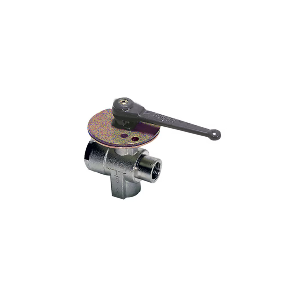 0438 18 27 Legris Drieweg kogelkraan met slotplaat DN18 x 3/4"bspp