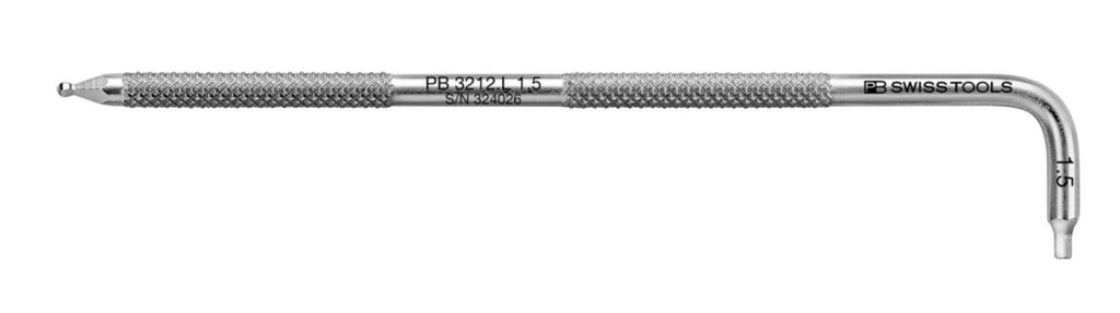 PB 3212.L 5 PB SWISS TOOLS Safety stiftsleutel kogelkop zeskant 5mm