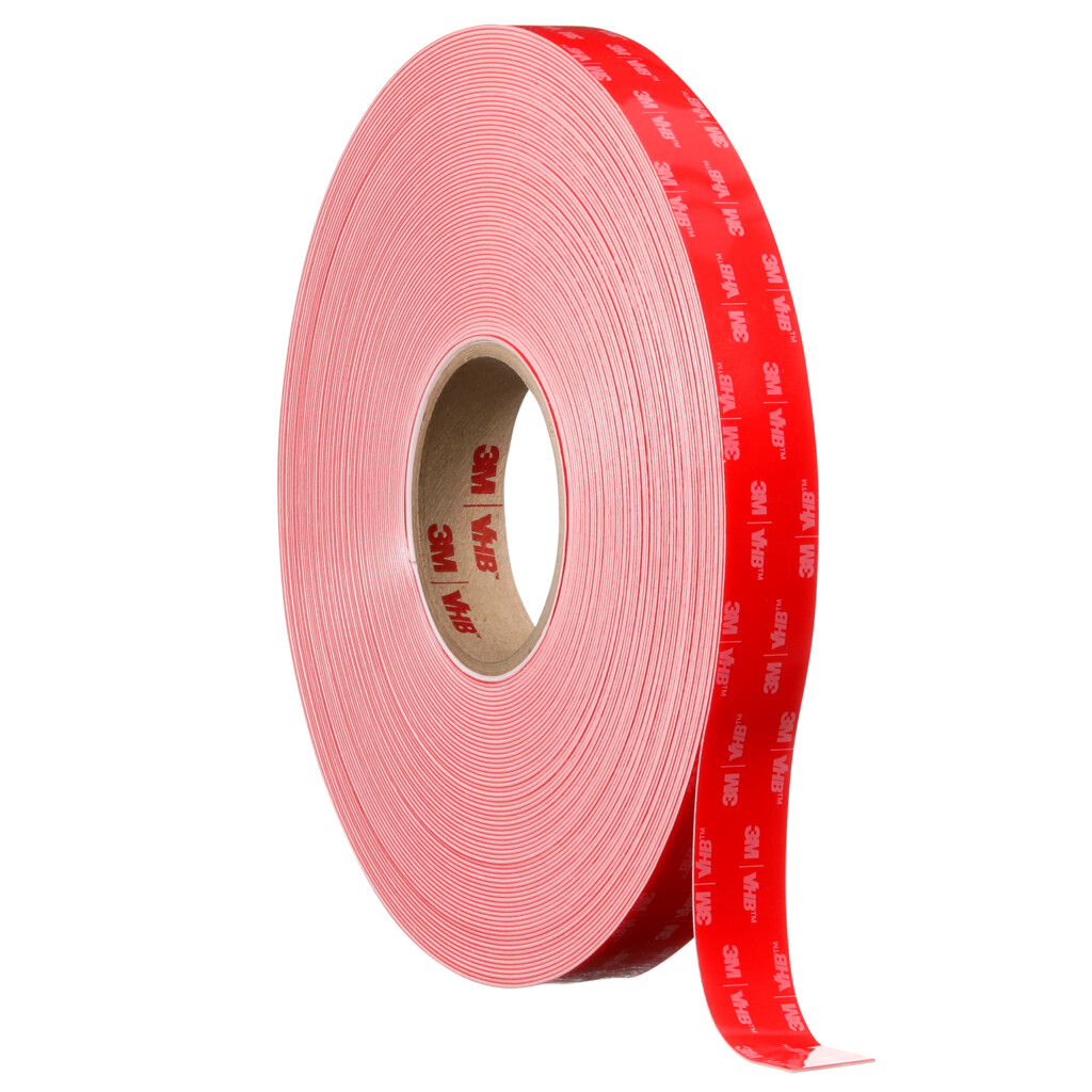 LSE-060WF 25mmx33m 3M™ VHB™ Tape LSE-060WF, wit, 25mm x 33mtr, 0,6mm