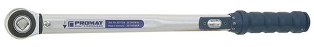 PROMAT Momentsleutel 3/8 inch 10-50 Nm doorsteek-VK