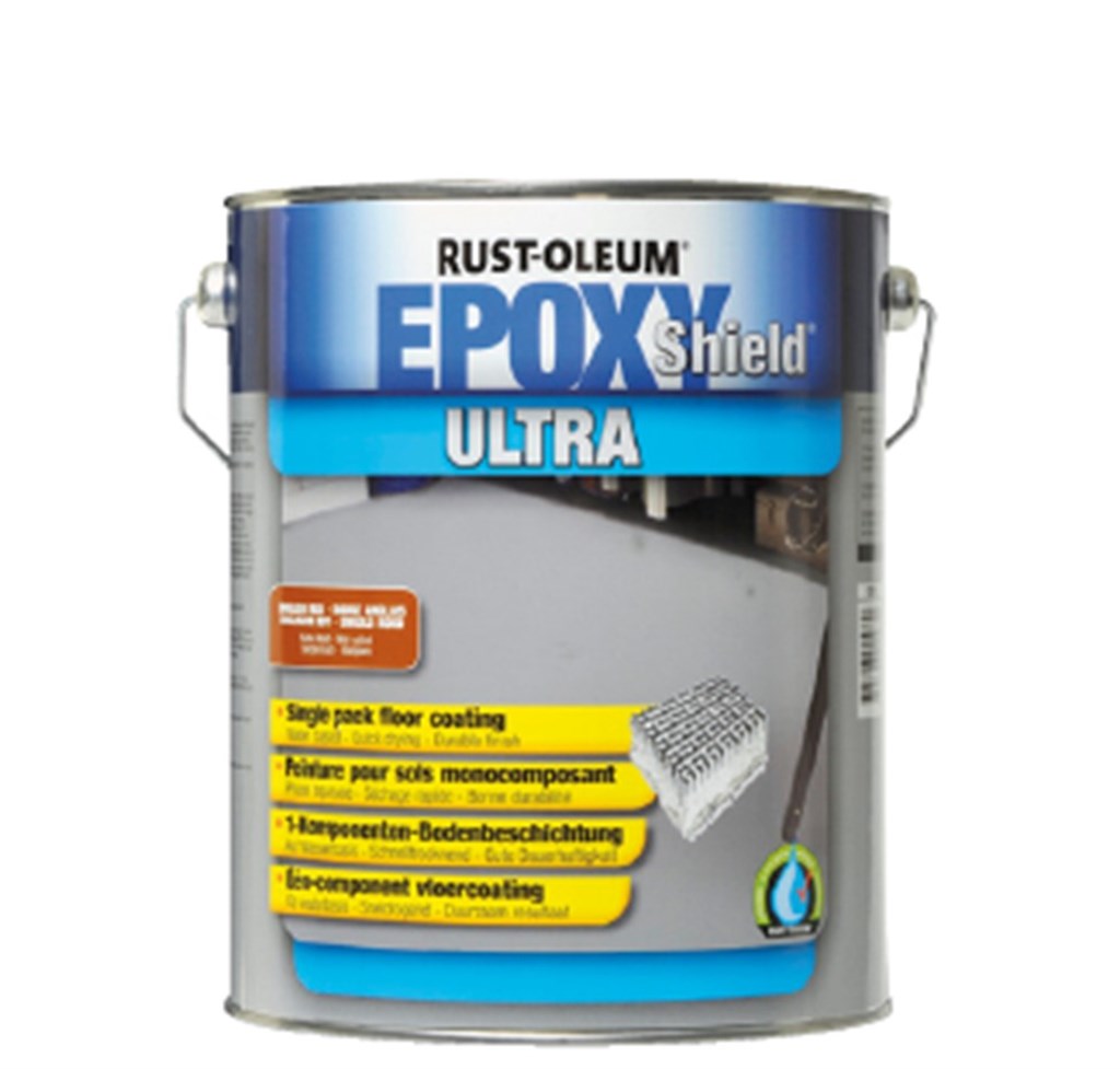 5282 Rust-Oleum EpoxyShield Ultra 1K-Vloercoating (waterbasis) zilvergrijs Blik 5ltr