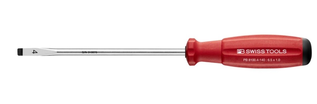 PB 8100.2-100 PB SWISS TOOLS SwissGrip schroevendraaier zaagsnede 4,0x100mm
