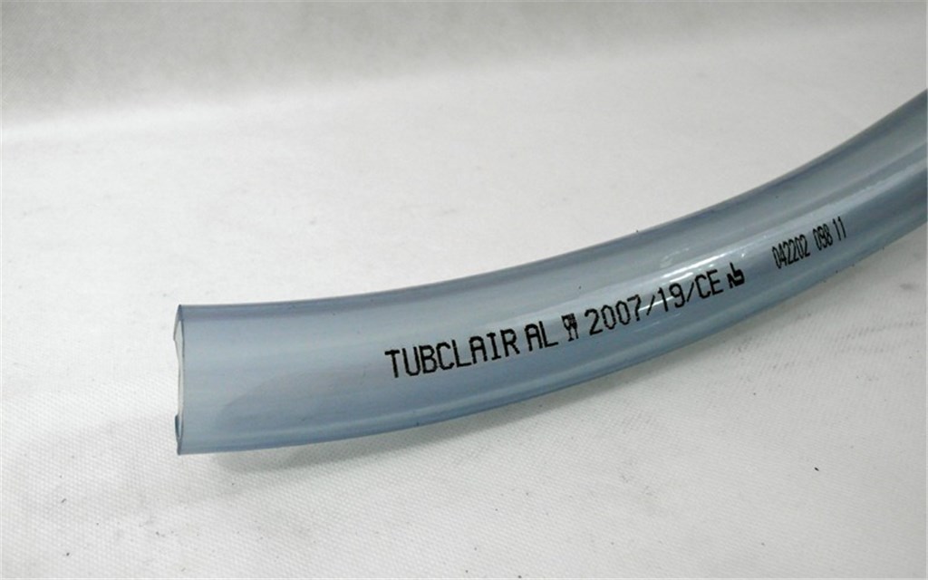 Tubclair AL 14x18mm TRICOFLEX Transparante PVC slang zonder inlage  (voedingsmiddelen geschikt)