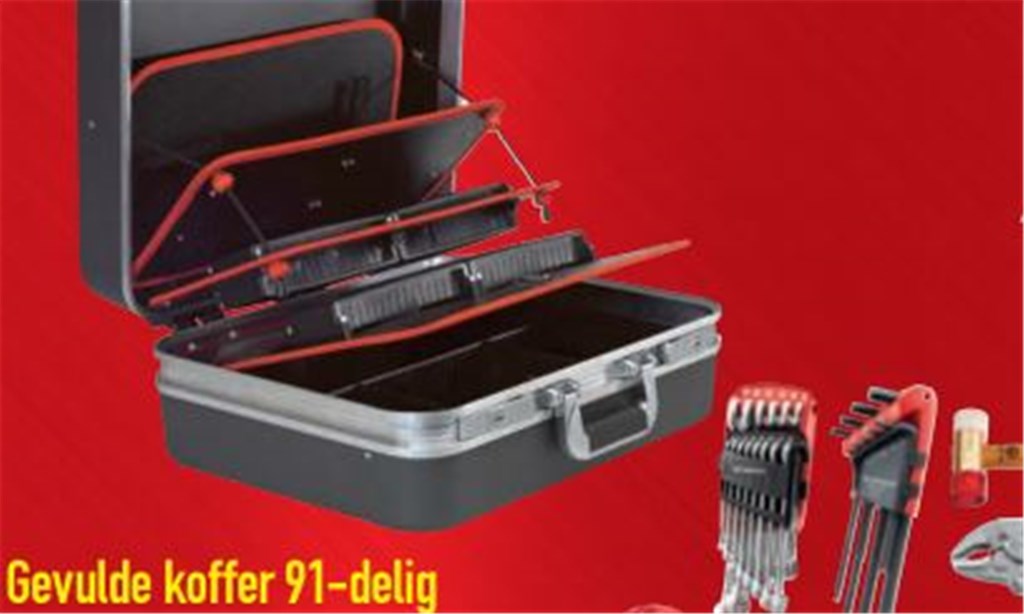 CM.BV51A Facom gevulde koffer bv.51a - 91-delig set