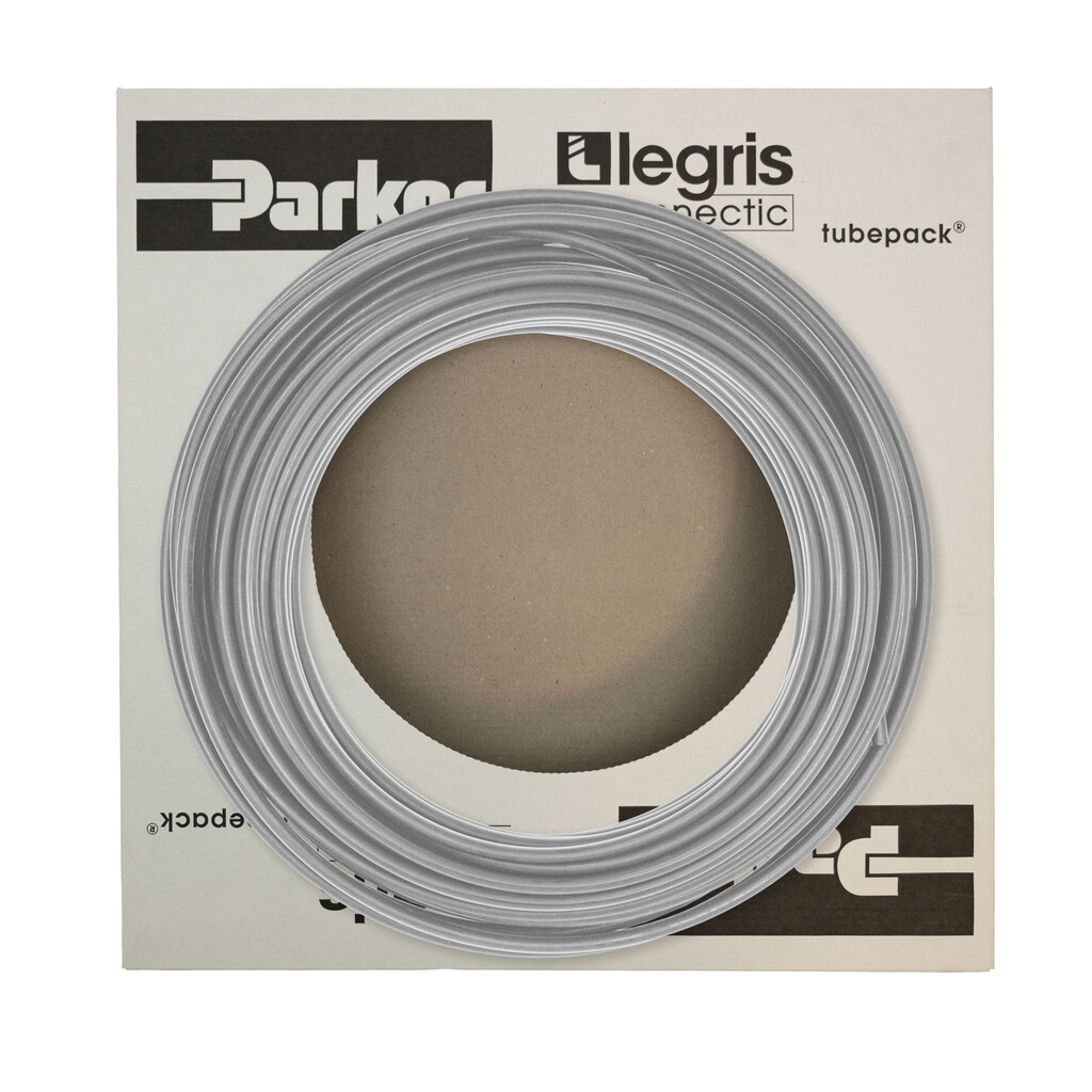 1025U08 06 Legris Polyurethaan (PU) leiding grijs 8x5,5mm doos a 25mtr