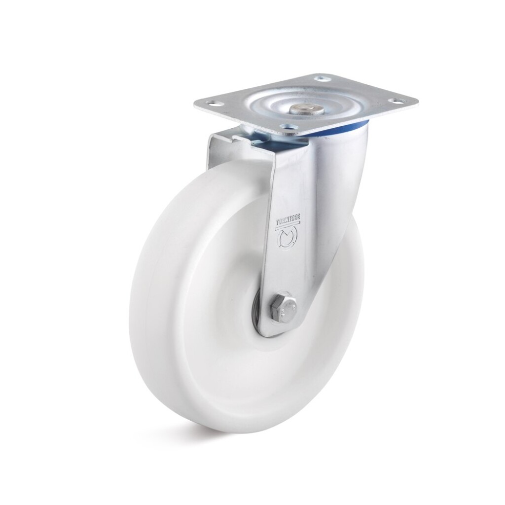 L-IL-PPH-100-K-3 TORWEGGE Zwenkwiel met plaat, kunststof wiel 100mm