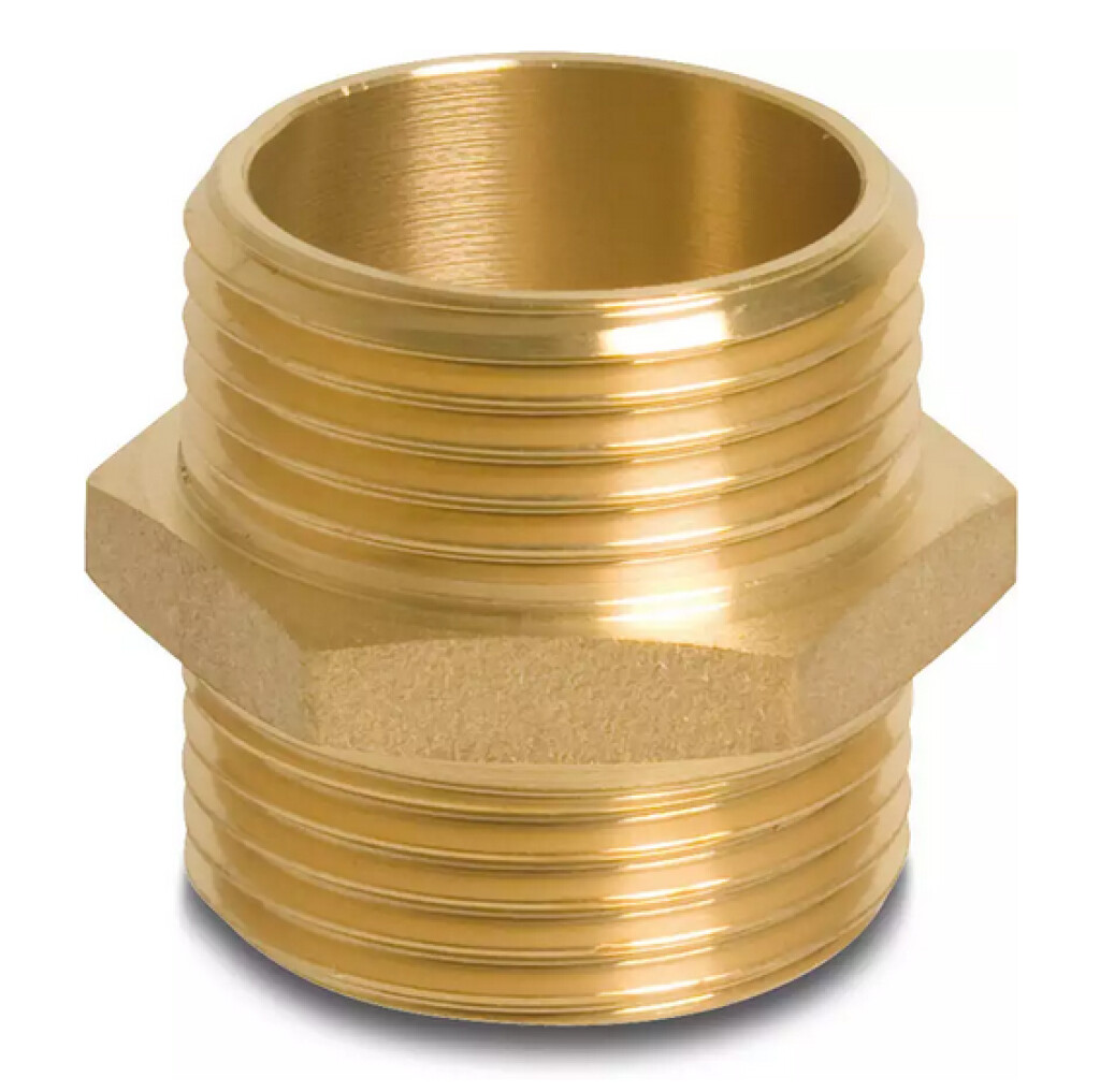 Nr. 280 Nippel messing 1.1/4" bu