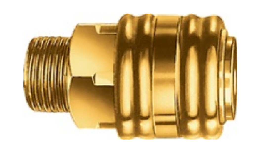 SNELKOPPELING G3/8INCH M.BUITENSCHROEFDRAAD V.MS.