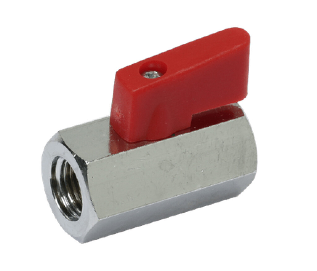 IT-MINI12502/R Itap Mini kogelkraan 1/4 bixbi rood