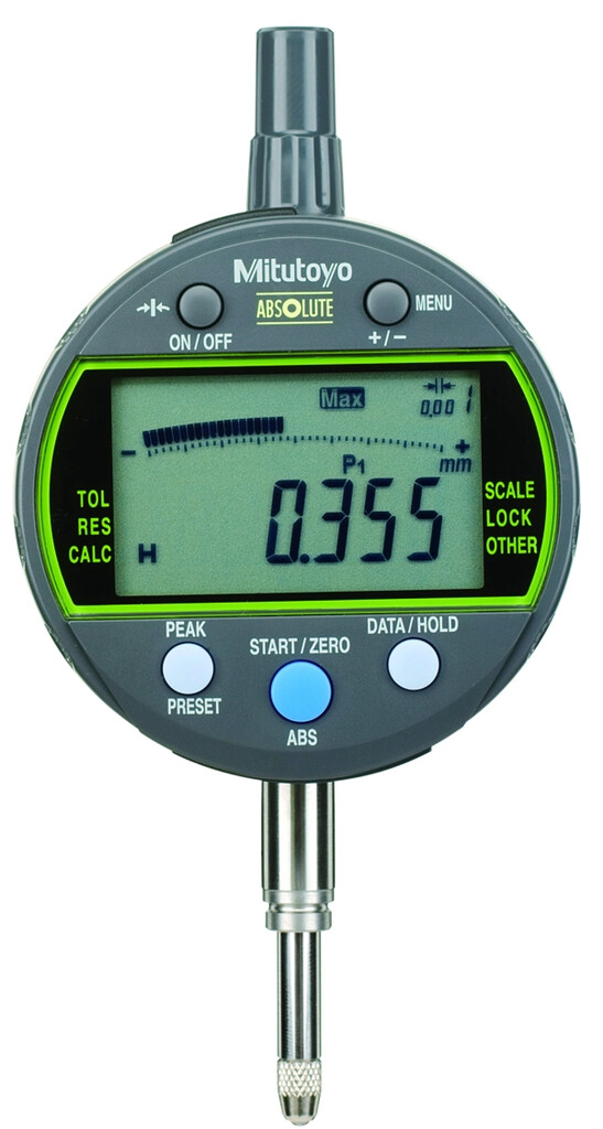 543-300B-10 Mitutoyo ID-C112AXB2 Digitale meetklok IP42 ID-C 12,7mm/0,001mm, met vasthoud functie, vlakke achterwand