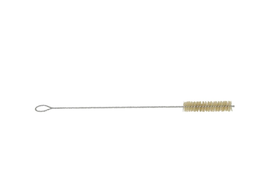 Tuitenwisser wit haar lengte 270mm diameter 15mm borstel 70mm (P