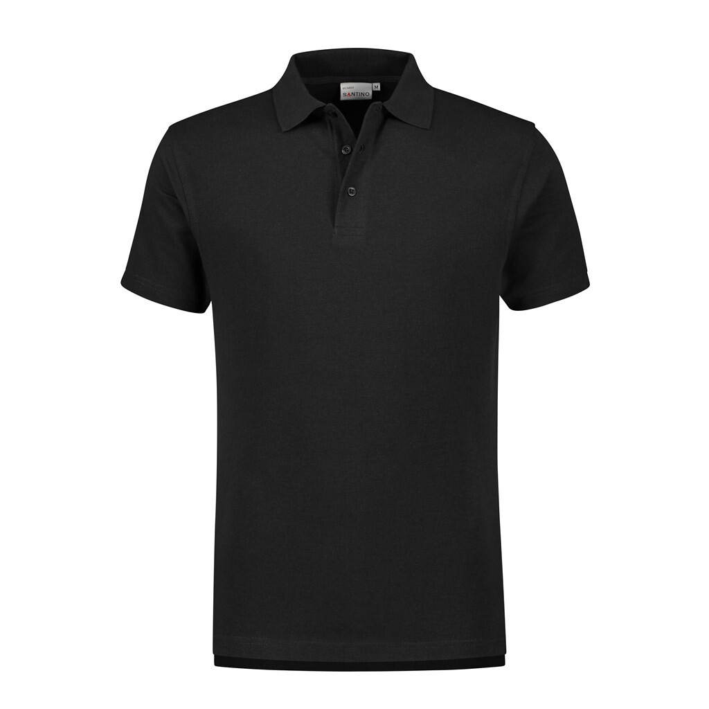 Ricardo 3XL SANTINO Basic Line Poloshirt Black mt.3XL (Unisex, Regular Fit)