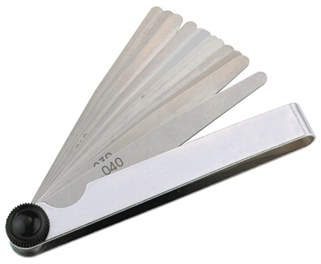 PROMAT Voelermaat bladsterkte 0,05-1,0 mm staal lengte 100 mm aantal bladen 20 st.