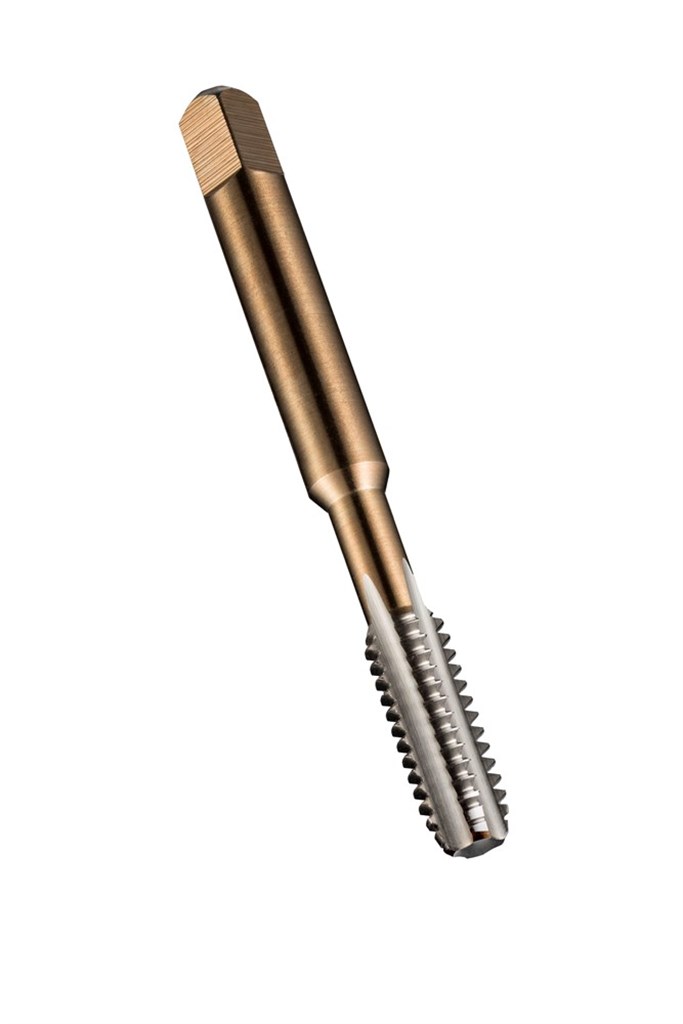 E5313/8NO2 Dormer ISO529 HSS Handtap met rechte spaangroeven BSW-3/8" ongecoat 1,5xD lange aansnijding (NO2) voor diepere doorlopende gaten