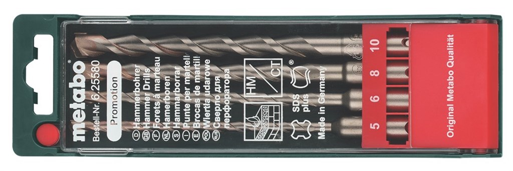625580000 Metabo SDS-Plus borencassette (4-delig)