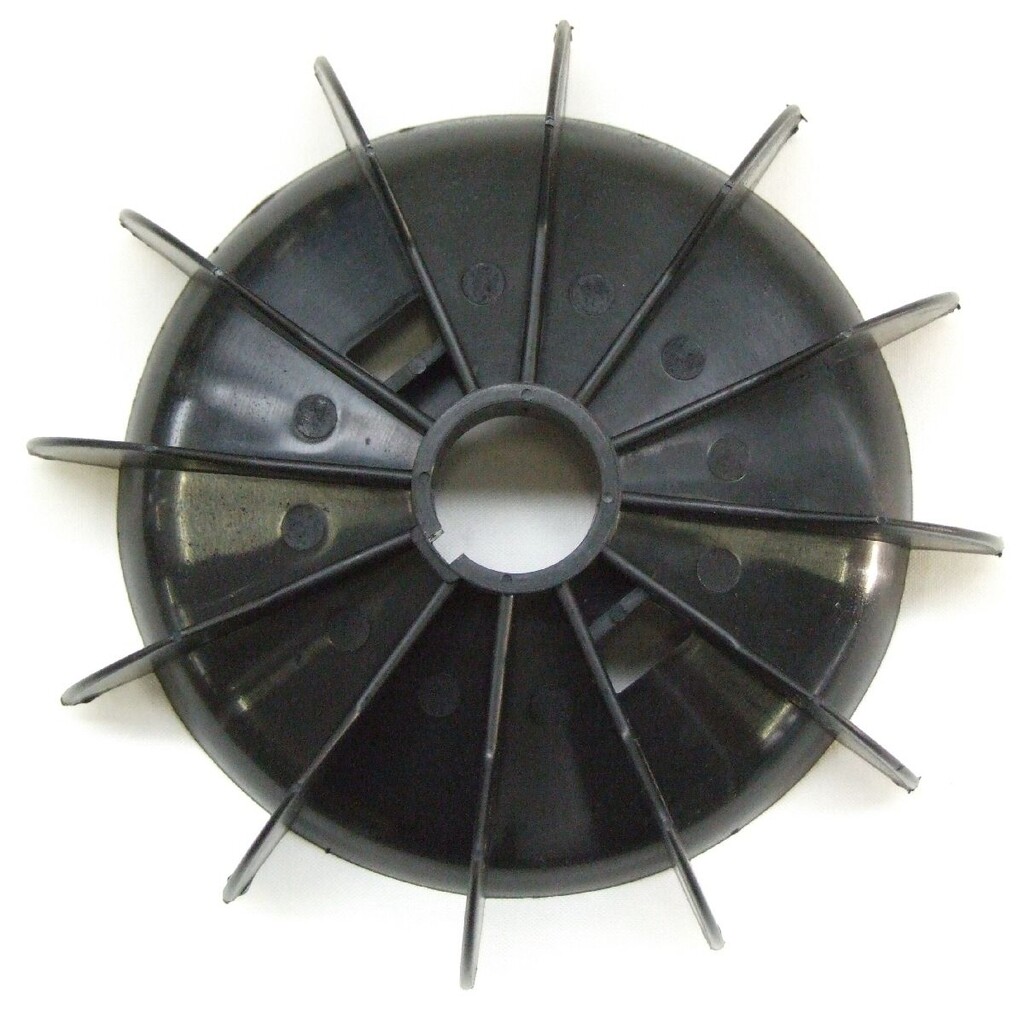 PPN071/14 Kunststof ventilator boring 14mm met spiebaan 5mm
