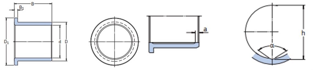 PBMF 405040 M1G1 SKF Glijlagerbus