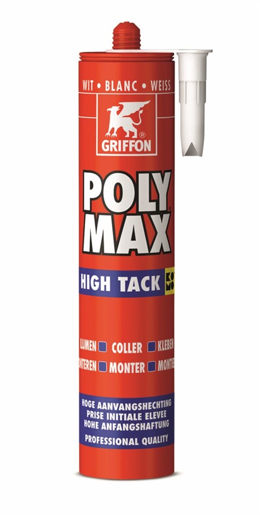Griffon Poly Max® High Tack Wit Koker 425 g