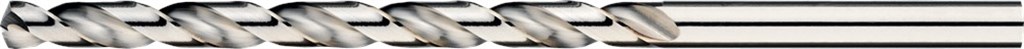 11.820.0420 Phantom DIN340 HSS-E Lange geslepen spiraalboor 4,2mm tophoek 130° ongecoat met kruisaanslijping en cilindrische schacht
