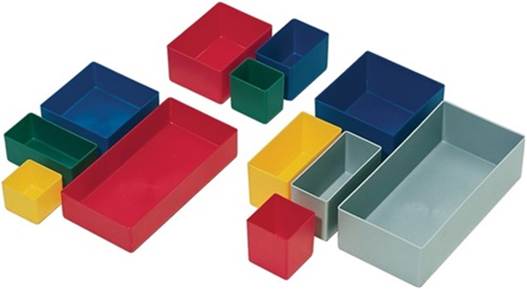 Inzetbak 162 x 108 x 63 mm voor schuifladen en assortimentskisten